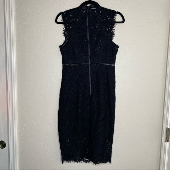 Bardot Lace Panel Dress in Black Small - Picture 9 of 10